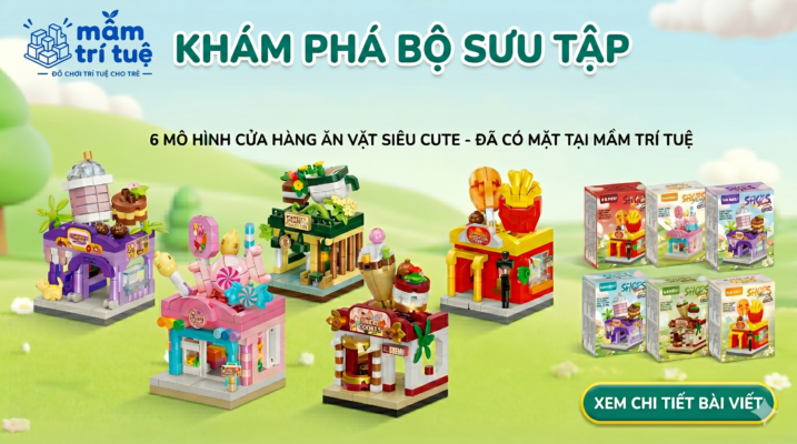 Lego Xếp Hình Phố Ẩm Thực Mini